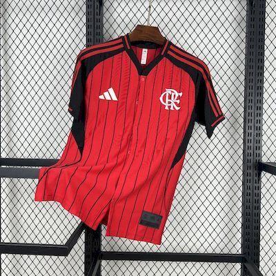 Camisa Flamengo Baseball 25/26 Adidas - Torcedor