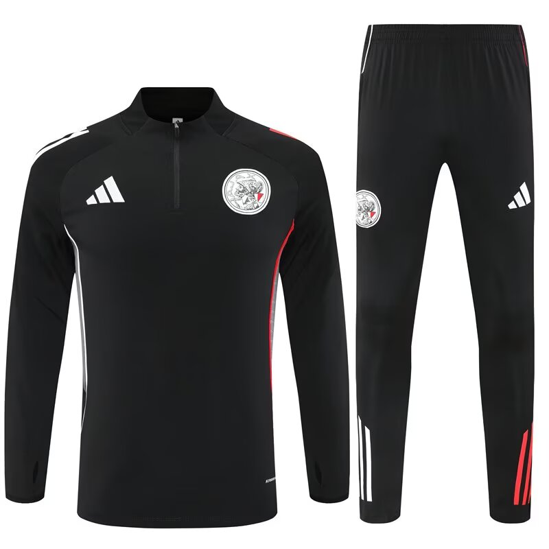 Conjunto Treino Ajax 25/26 Adidas - Preto
