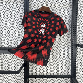 Camisa Flamengo Pré Jogo 25/26 Adidas - Feminina