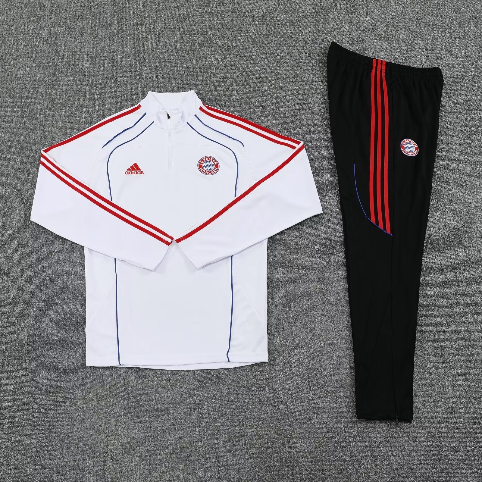 Conjunto Treino Bayern De Munique 25/26 Adidas - Branco