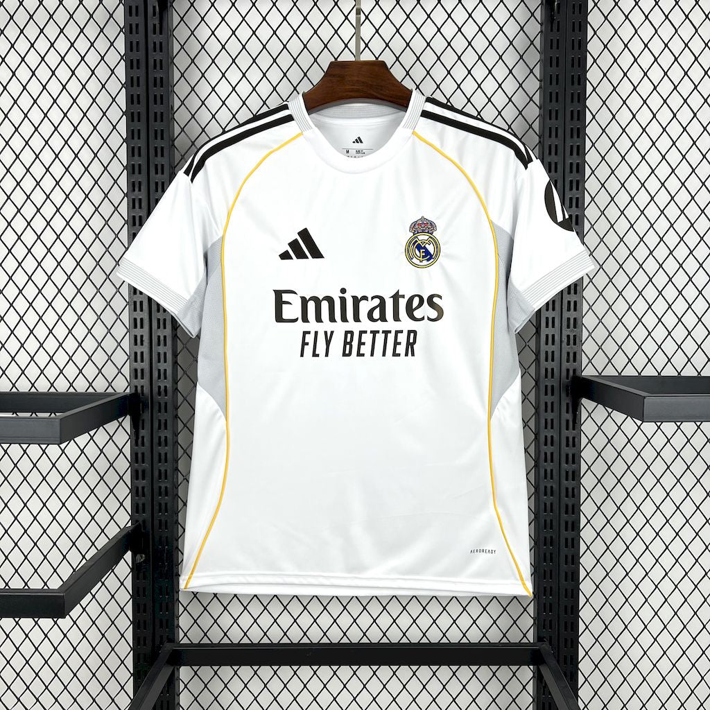 Camisa Real Madrid Home 25/26 Adidas - Torcedor