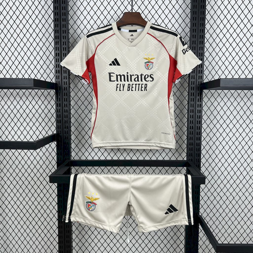 Kit Infantil Benfica Away I 25/26 Adidas