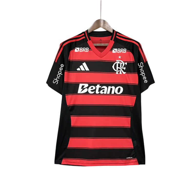 Camisa Flamengo Home Todos os patrocínios 25/26 Adidas - Torcedor Masculina