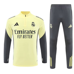 Conjunto Treino Real Madrid 25/26 Adidas - Amarelo