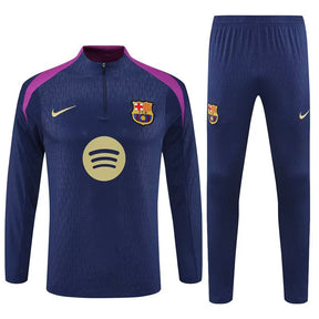 Conjunto Treino Barcelona 25/26 Nike - Azul e Roxo