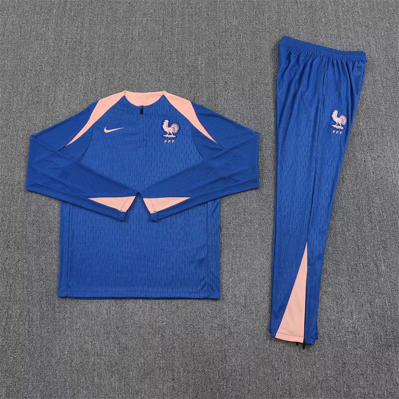 Conjunto Treino França 25/26 Nike - Azul