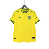 Camisa Retrô Brasil I Home 1998/99 Nike Masculino Amarelo