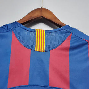 Camisa Retrô FC Barcelona 2005/06 Home Champions League Edition