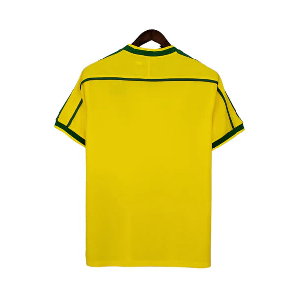 Camisa Retrô Brasil I Home 1998/99 Nike Masculino Amarelo