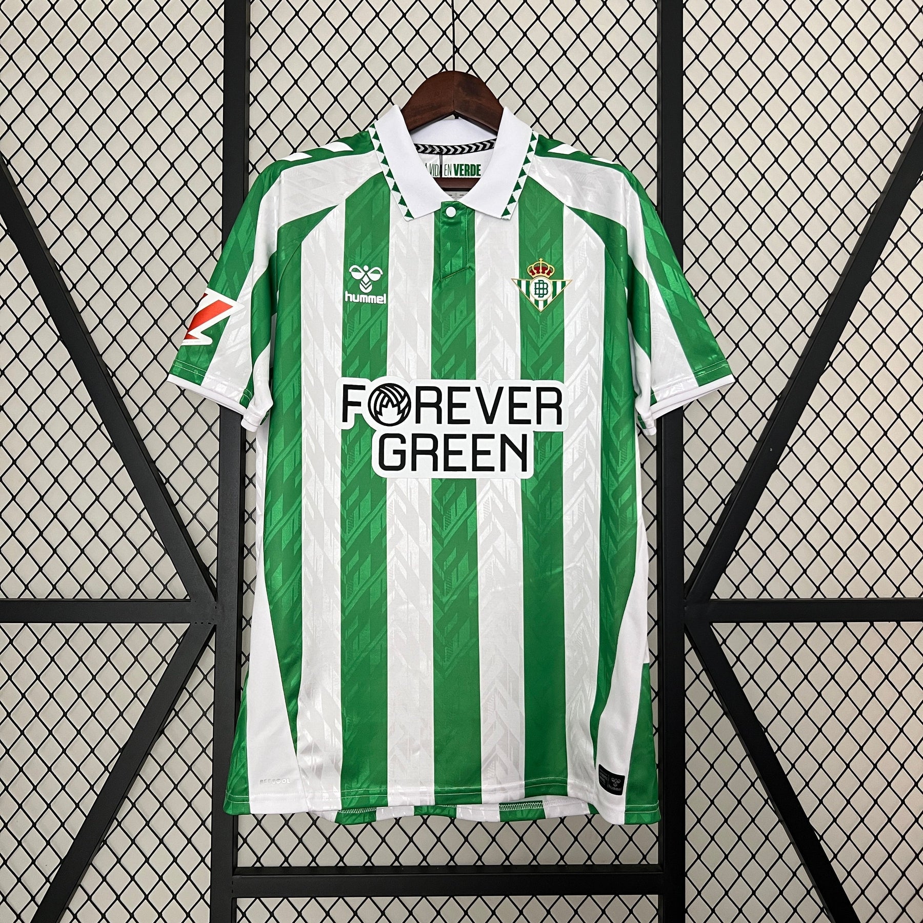 Camisa Real Betis Home 24/25 - Hummel Torcedor Masculina Lançamento