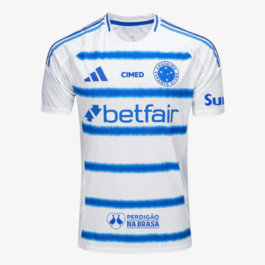 Camisa Cruzeiro Away Todos Os Patrocínios 25/26 Adidas - Torcedor Masculina
