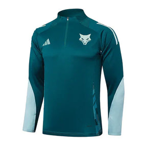 Conjunto Treino Cruzeiro Ziper Curto Treino 25/26 Adidas - Azul Escuro