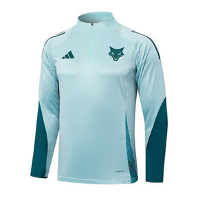 Conjunto Treino Cruzeiro Ziper Curto Treino 25/26 Adidas - Azul Claro