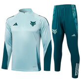 Conjunto Treino Cruzeiro Ziper Curto Treino 25/26 Adidas - Azul Claro