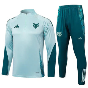 Conjunto Treino Cruzeiro Ziper Curto Treino 25/26 Adidas - Azul Claro