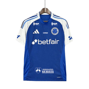 Camisa Cruzeiro Home Todos Os Patrocínios 25/26 Adidas - Torcedor Masculina