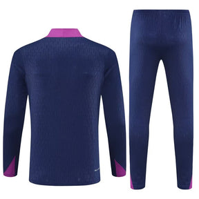 Conjunto Treino Barcelona 25/26 Nike - Azul e Roxo