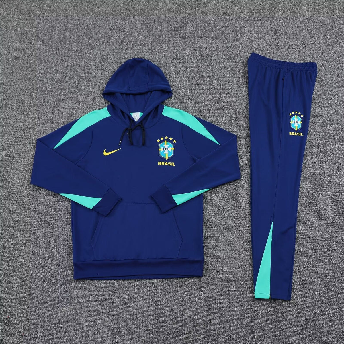 Conjunto Treino Brasil II 25/26 Nike - Azul Marinho
