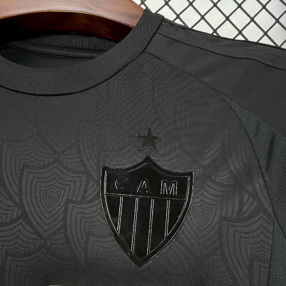 Camisa Atlético Mineiro All Black 25/26 - Adidas Torcedor Masculina Lançamento