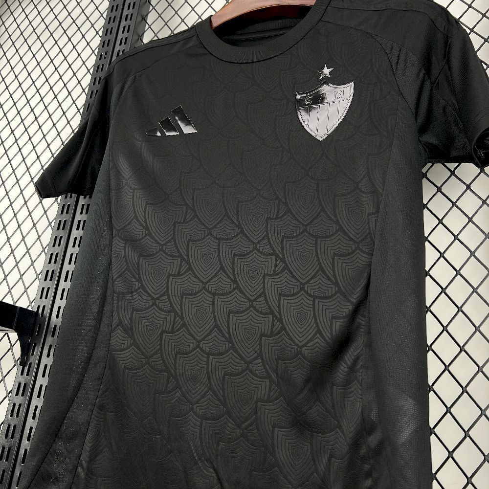 Camisa Atlético Mineiro All Black 25/26 - Adidas Torcedor Masculina Lançamento