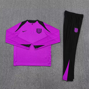 Conjunto Treino Inglaterra 25/26 Nike - Preto e Roxo