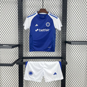 Kit Infantil Cruzeiro Home 25/26 Adidas