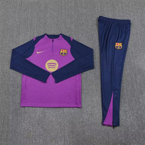 Conjunto Treino Barcelona 25/26 Nike - Azul e Roxo