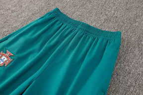 Conjunto Portugal 2024 Azul com Verde - Nike - Com Ziper