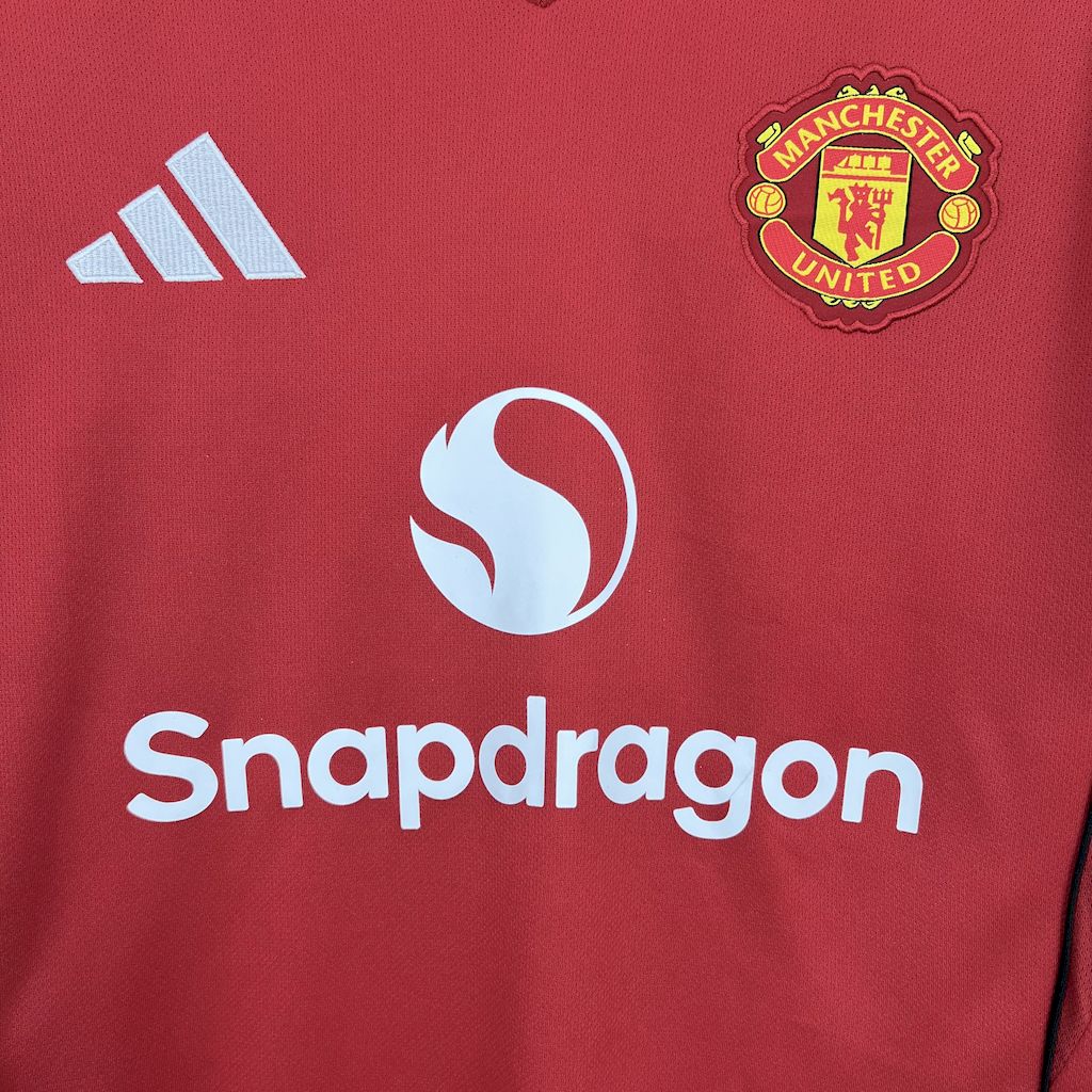Camisa Manchester United Home 25/26 Adidas - Torcedor