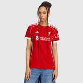 Camisa Liverpool Home 25/26 Adidas - Feminina