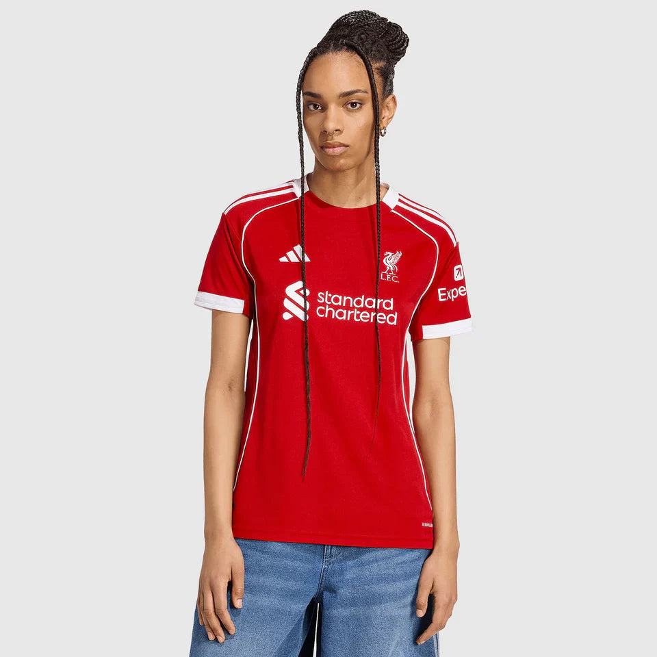 Camisa Liverpool Home 25/26 Adidas - Feminina